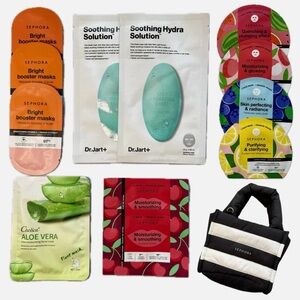 Sheet Mask Bundle + Mini Sephora Puffer Tote: Dr.Jart+, Sephora Collection